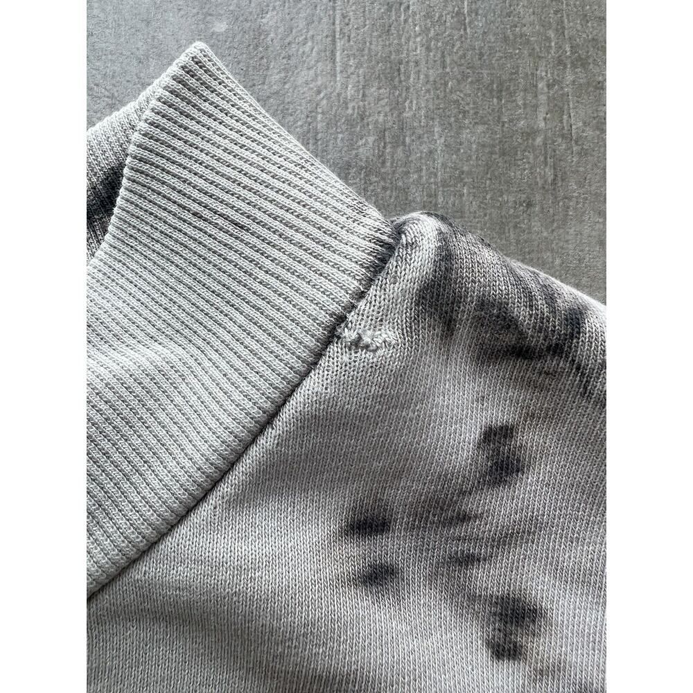 $226 Pam & Gela Women's Gray Long Sleeve Tie Dye Sweatshirt Pullover Top Size M - Picture 7 of 11
